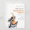 Recherche de petite sorcière invitations Fille