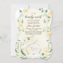 Recherche de vert jaune invitations Élégant