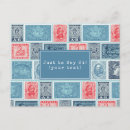 Recherche de timbre vintage cartes postales Pour tous