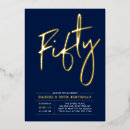 Recherche de gold 50th anniversaire invitations Simple
