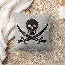 Zoek naar piraten kussens Schedel