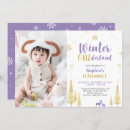 Recherche de winter 1ans anniversaire invitations Flocons de neige
