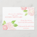 Recherche de hortensias roses invitations Bride