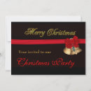 Recherche de noir et or noël invitations Cloches