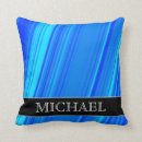 Recherche de bleu cyan coussins Motif