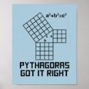 Recherche de pythagore posters Mathématicien