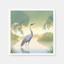 Recherche de grue serviettes Aquarelle