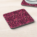 Recherche de léopard rose dessous de verres Mode