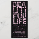 Recherche de la vie de la partie invitations Célébration