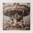 Recherche de de carrousels puzzles Chevaux