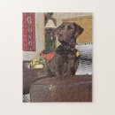 Recherche de brun chocolat puzzles Labrador