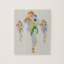 Recherche de un pied puzzles Vert