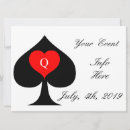 Recherche de reine mon coeur de invitations Noir