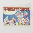 Zoek naar circus briefkaarten Clown