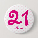 Recherche de 21ème anniversaire badges Rose