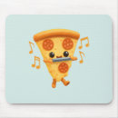 Recherche de cuisine italienne tapis souris Tranche de pizza