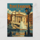 Recherche de fontaine trevi cartes postales Rome