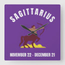 Zoek naar sagittarius klokken Zodiaan