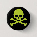 Recherche de poissons mignons badges Vert