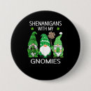Zoek naar kabouters buttons Shamrock