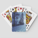 Recherche de clair lune de jeux de cartes Hiver