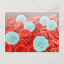 Recherche de rouge sang cartes postales Microbiologie