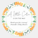 Recherche de orange floral autocollants Feuille