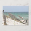 Recherche de barrière de plage cartes postales Sable