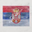 Recherche de drapeau serbie cartes postales Drapeaux