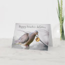 Zoek naar de winter zonnestilstand kerstkaarten Vogel