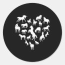Recherche de silhouette licorne autocollants Poney