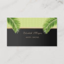 Recherche de palmier vert cartes visite Feuilles
