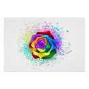 Recherche de peinture éclaboussée posters Rose