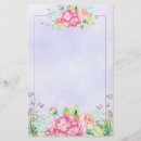Zoek naar floral design briefpapier Roze bloemen