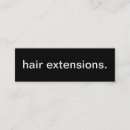 Zoek naar hair extensions visitekaartjes Haarextensies