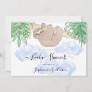 Recherche de sloth baby shower invitations Aquarelle