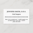 Recherche de médecin dentaire cartes visite Simple