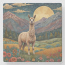 Recherche de alpaga dessous de verres Llama