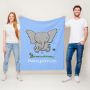 Recherche de éléphant bleu mignon Illustration