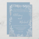 Zoek naar blue and silver uitnodigingen Elegant