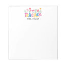 Recherche de coloré blocsnotes Teacher