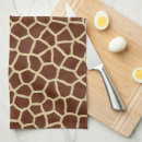Recherche de motif girafe cuisine linges Animaux