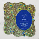 Recherche de de plume de paon mariage invitations Moderne