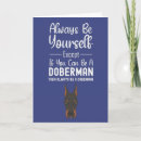 Zoek naar dobermann kaarten Dier
