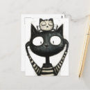 Recherche de chat idiot cartes postales Félin