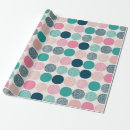 Recherche de pois multicolore papier cadeau Points