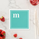 Zoek naar turquoise servetten Trendy