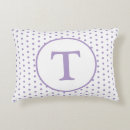 Recherche de pois violet coussins Girl