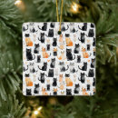 Recherche de chat noir et blanc ornements Noël