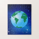 Zoek naar wereldbol puzzels Planeet